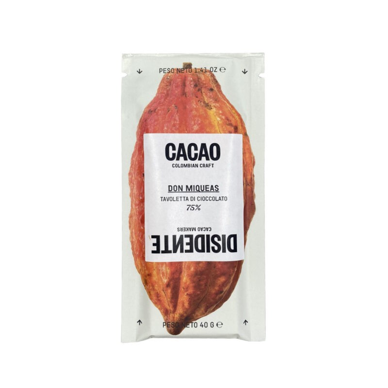 Disidente - Fondente 75% Don Miqueas - cacao Arauca - Colombia