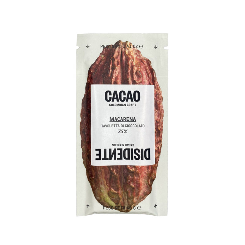 Disidente - Fondente 75% Macarena - cacao Meta - Colombia