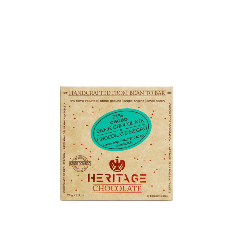 Heritage - Cioccolato fondente 71% - Repubblica Domenicana