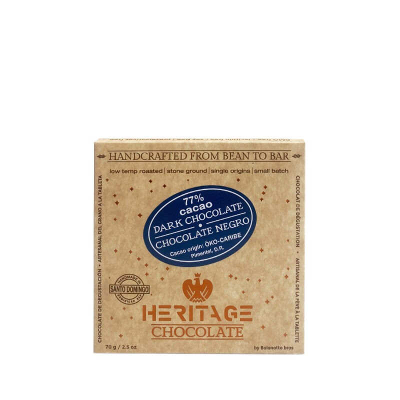 Heritage - Cioccolato fondente 77% Oko-Caribe - Repubblica Domenicana