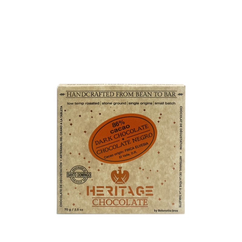 Heritage - Cioccolato fondente 86% - Repubblica Domenicana