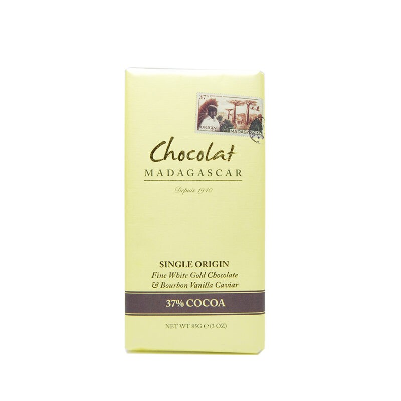 Chocolat Madagascar - Cioccolato Bianco 45% Cacao con Vaniglia - Madagascar