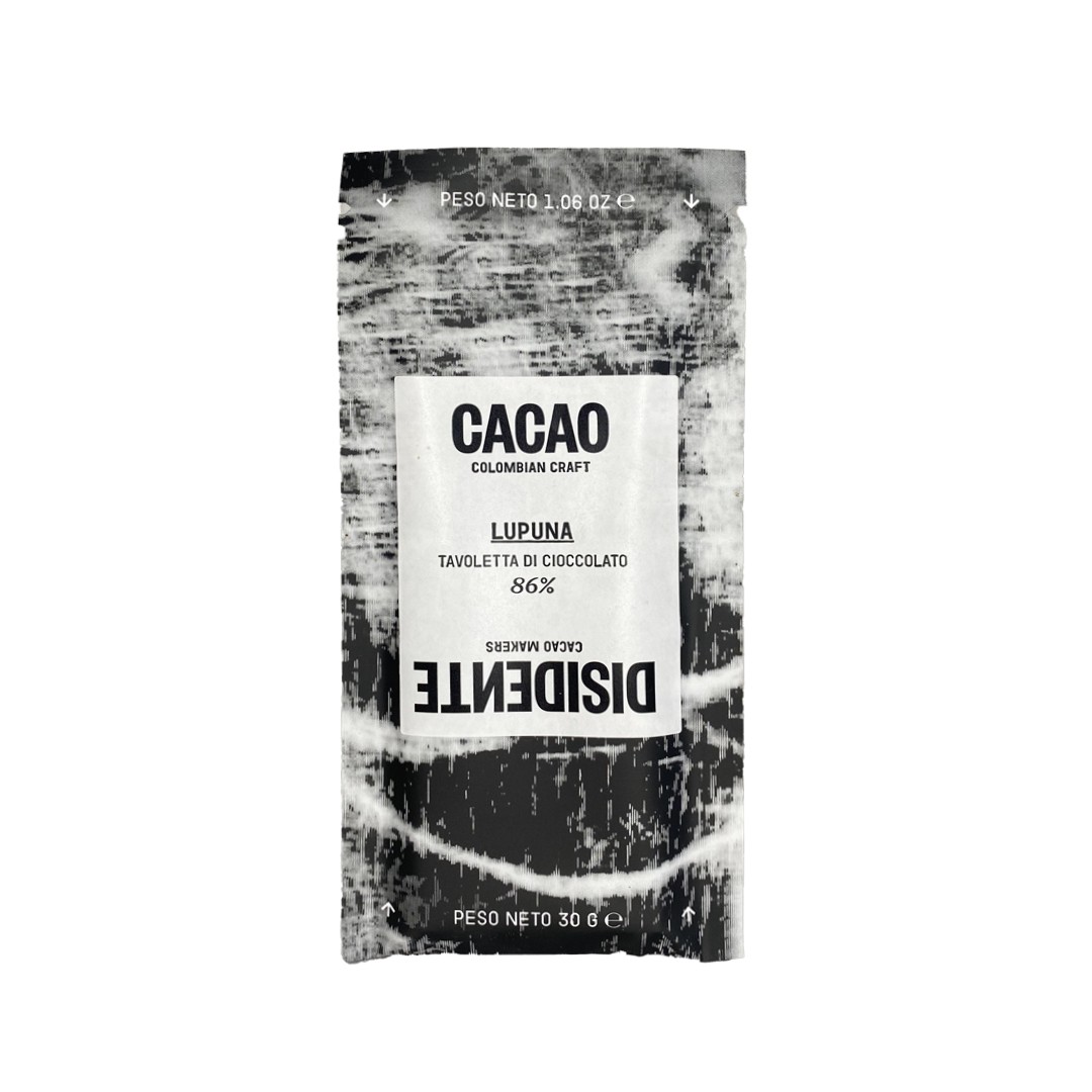 Disidente  - Fondente 86%  cacao Lupuna - Colombia