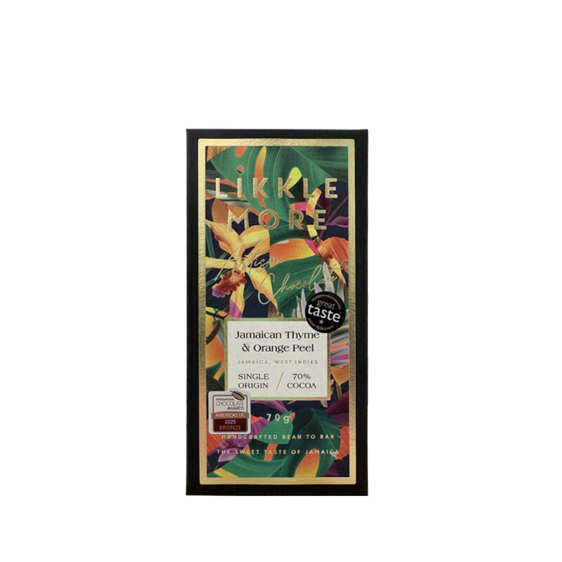 Likkle More – Timo e scorsa d'arancia – Fondente 70% Giamaica