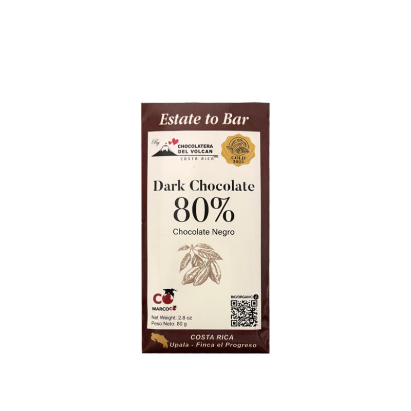 Chocolatera del Volcan - Fondente 80% - Costa Rica