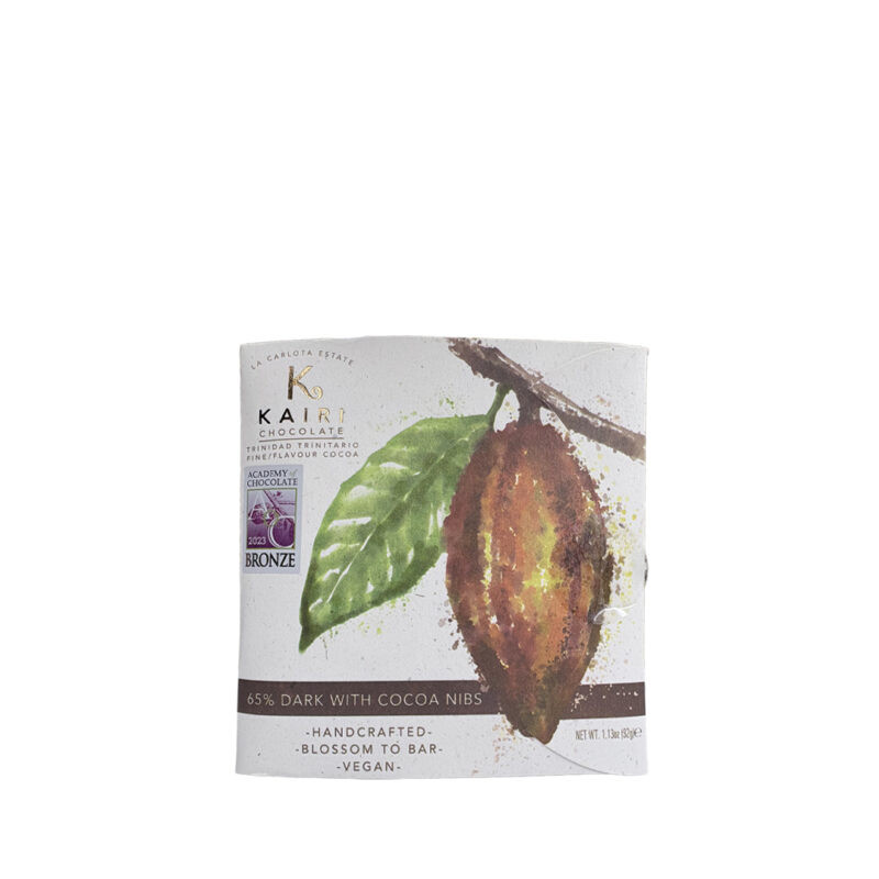 Kairi Chocolate - Fondente 65% con Nibs – Trinidad & Tobago