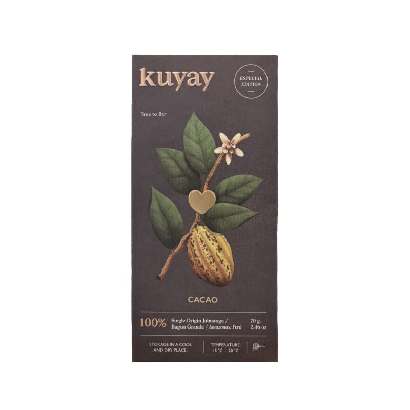 Kuyay - Fondente 100% cacao Jahuanga - Perù