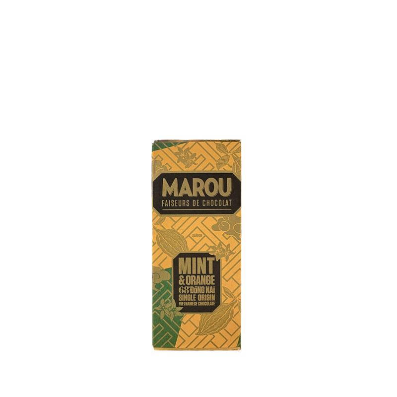 Marou - Fondente 68% Dong Nai con menta e arancia – 24g - Vietnam