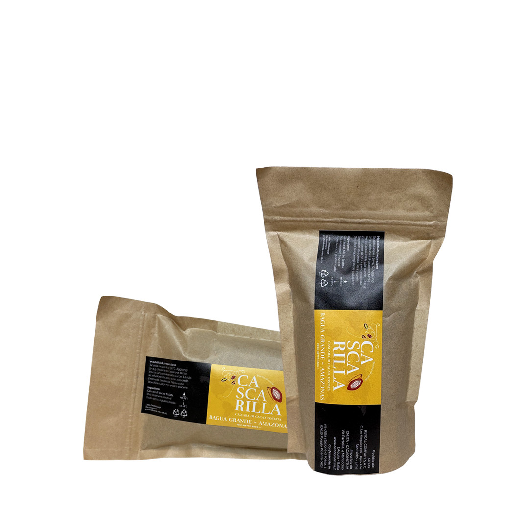 Cacao Motum - Kuyay - Cascarilla Perù in sacchetti