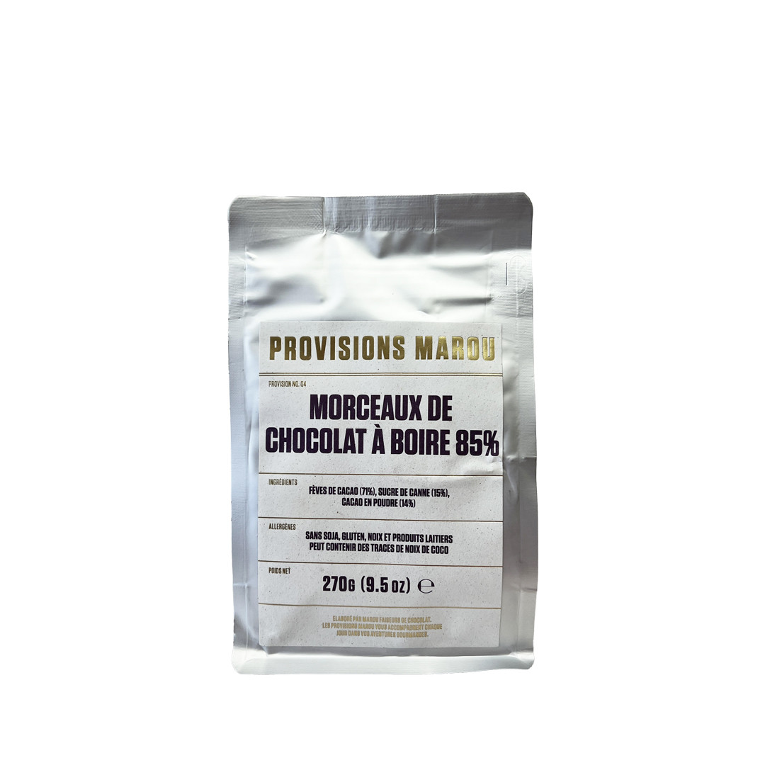 MAROU - Cioccolato da bere e da copertura 85%